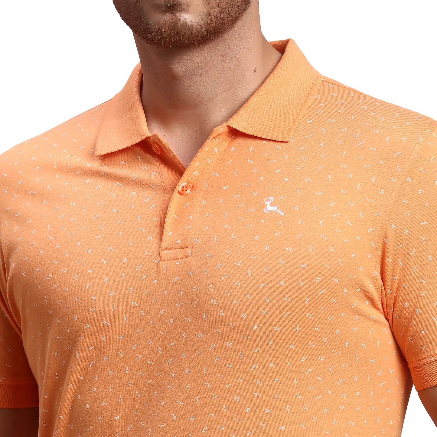 Men Slim Fit Green Shirt