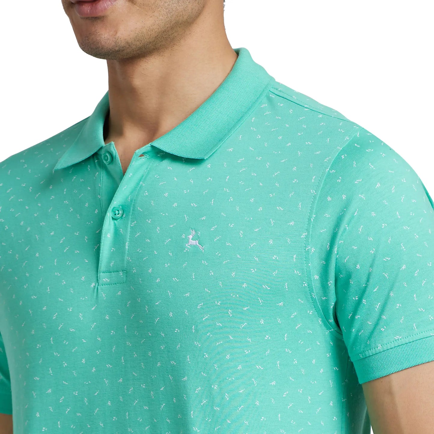 Men Slim Fit Light Blue Shirt