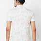 Parx Regular Fit Printed Light Green T-Shirt