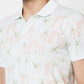 Parx Regular Fit Printed Light Green T-Shirt