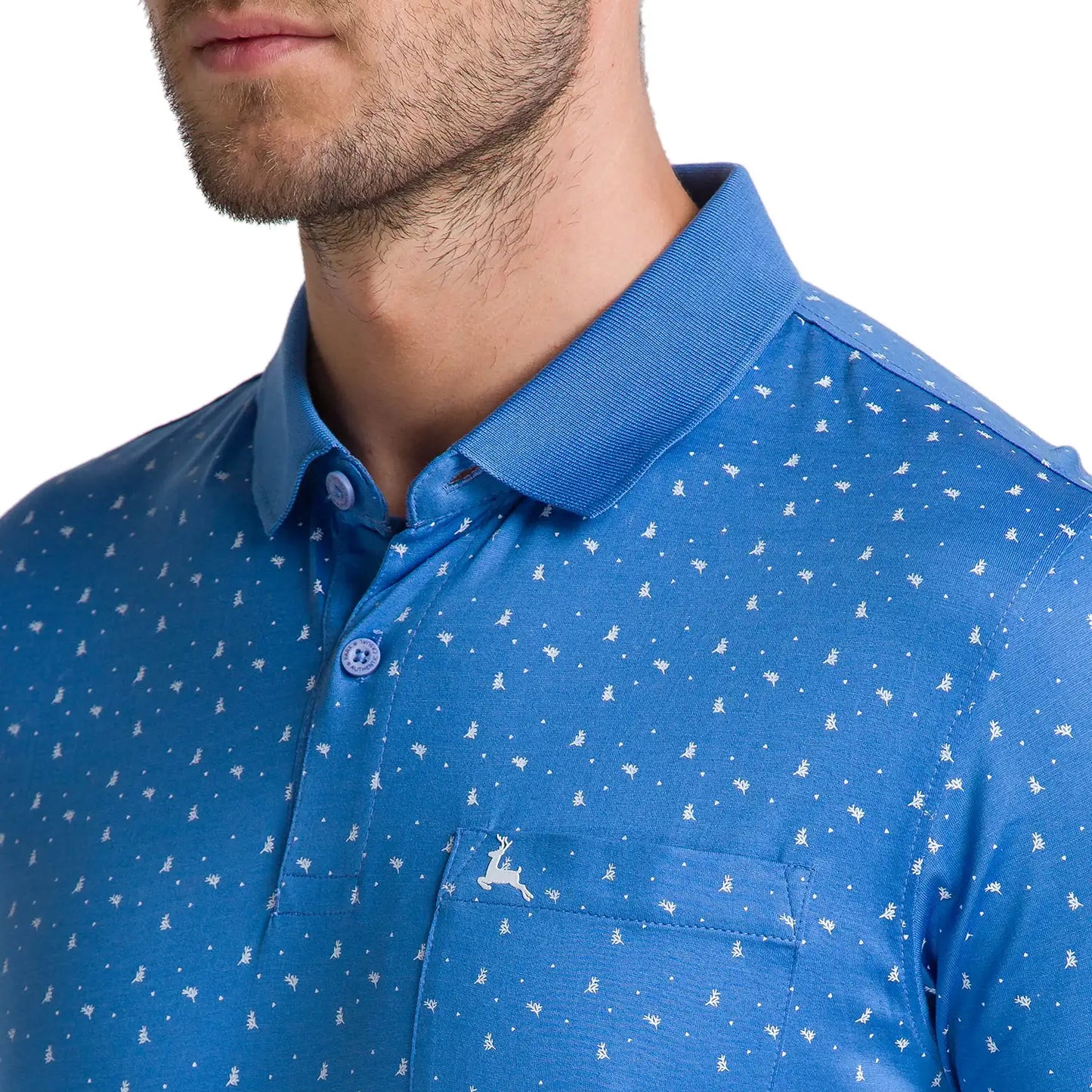 Men Slim Fit Medium Orange Polo