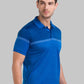 Men Regular Fit Dark Blue Polo