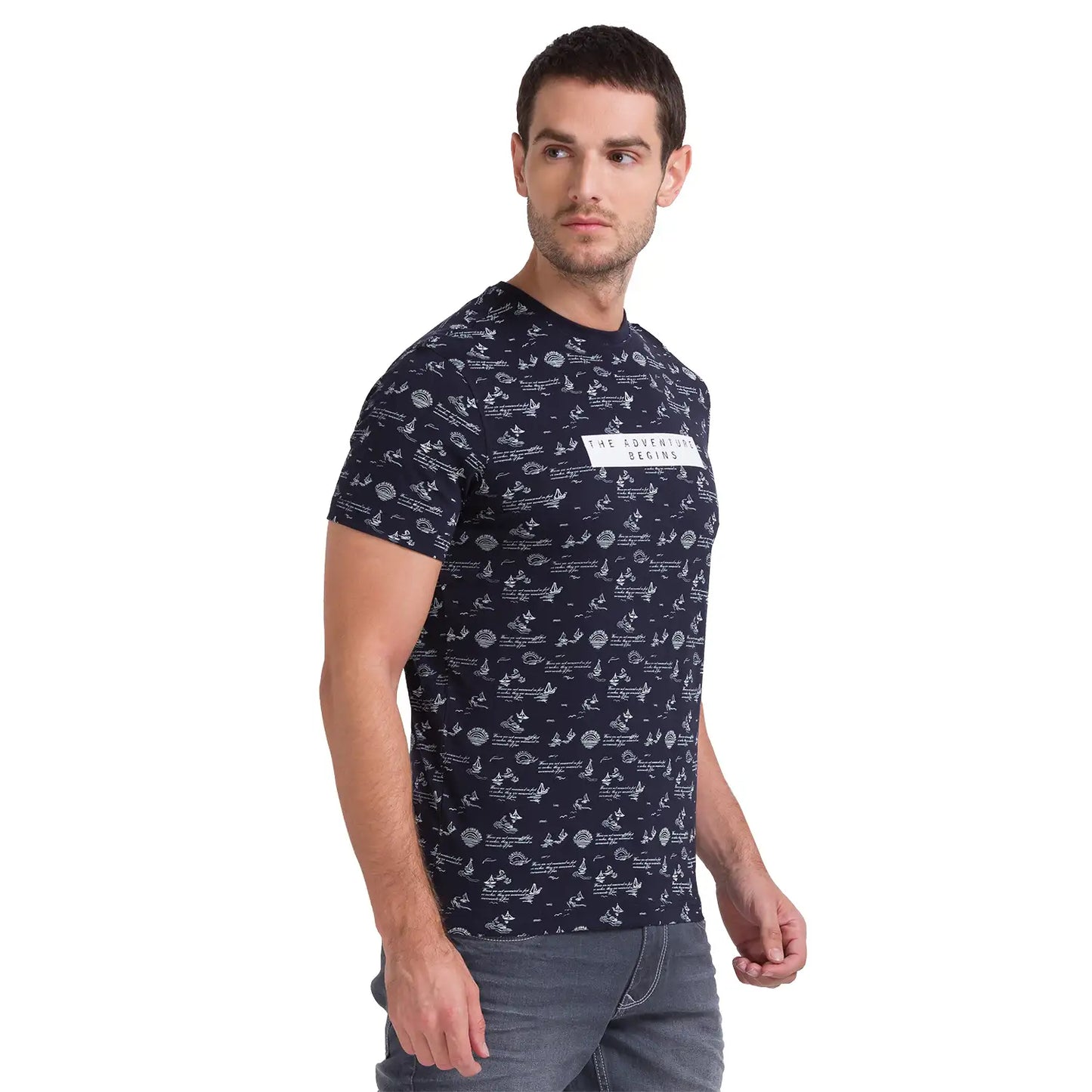 Men Regular Fit Orange Polo