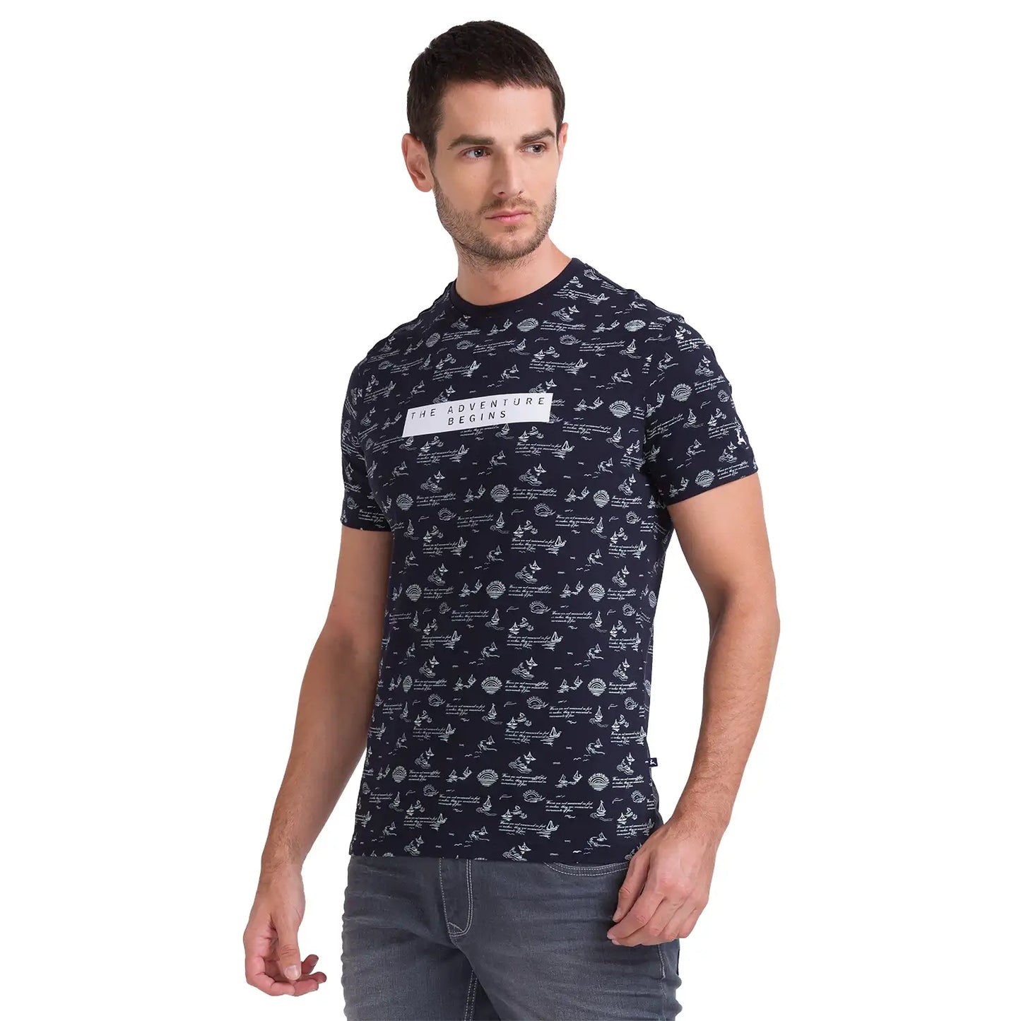 Men Regular Fit Orange Polo