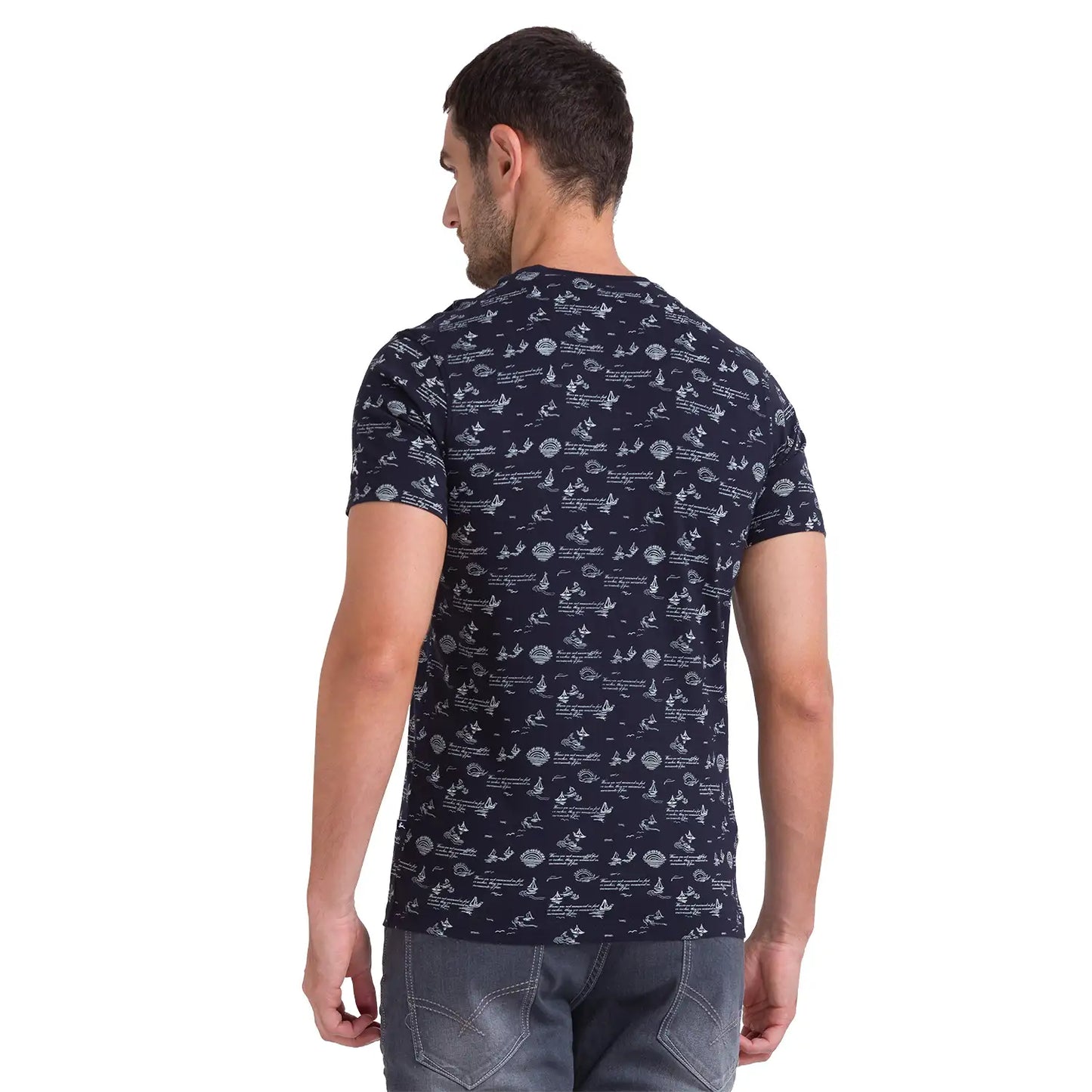 Men Regular Fit Orange Polo