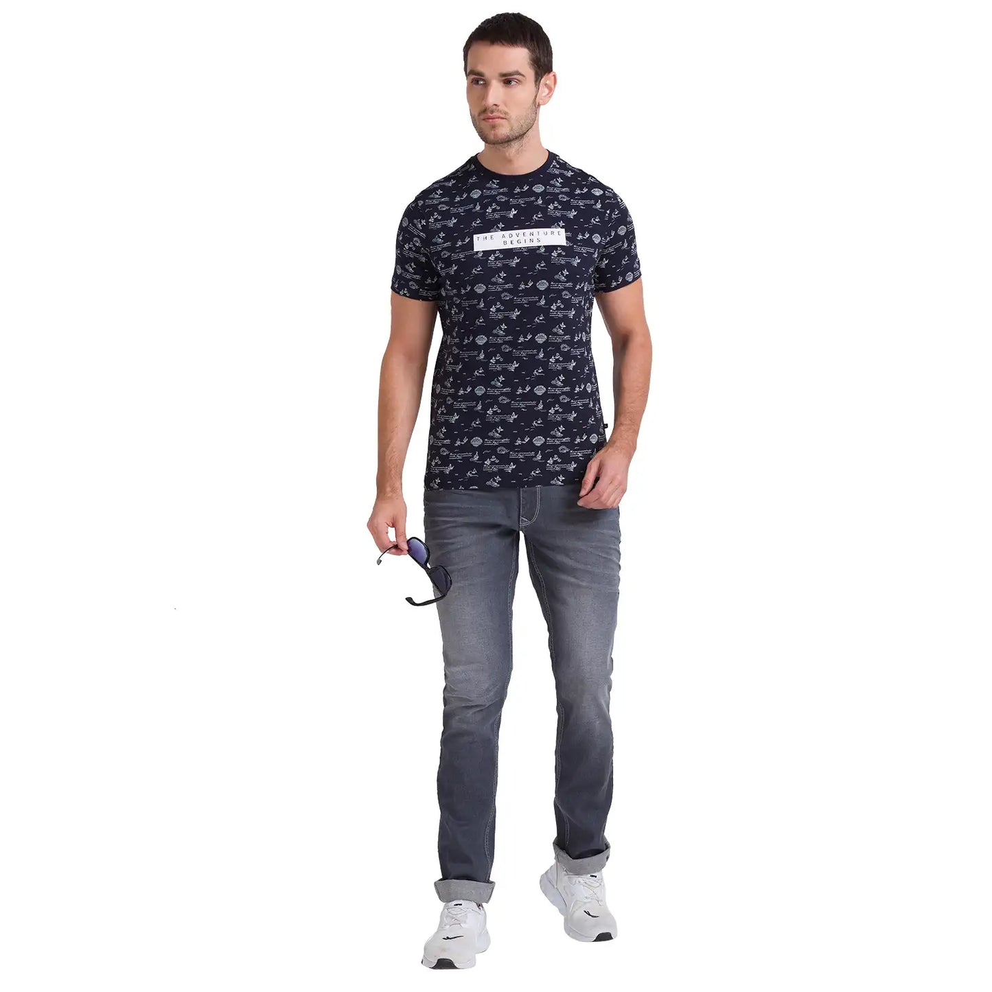 Men Regular Fit Orange Polo