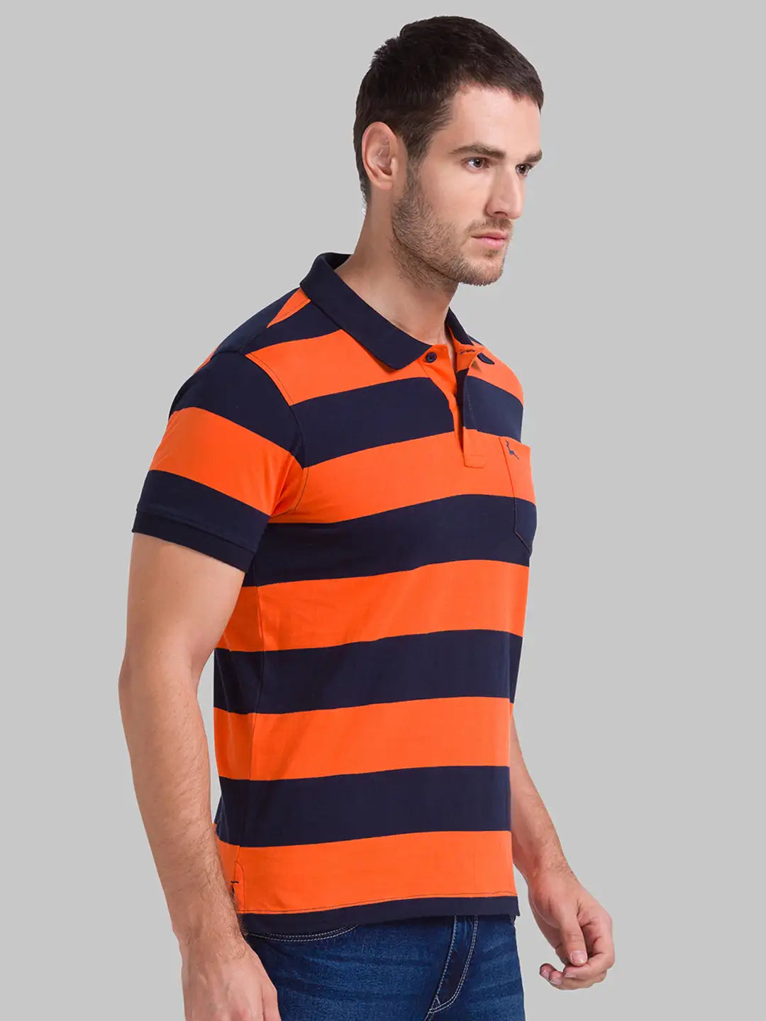 Men Regular Fit Dark Green Polo