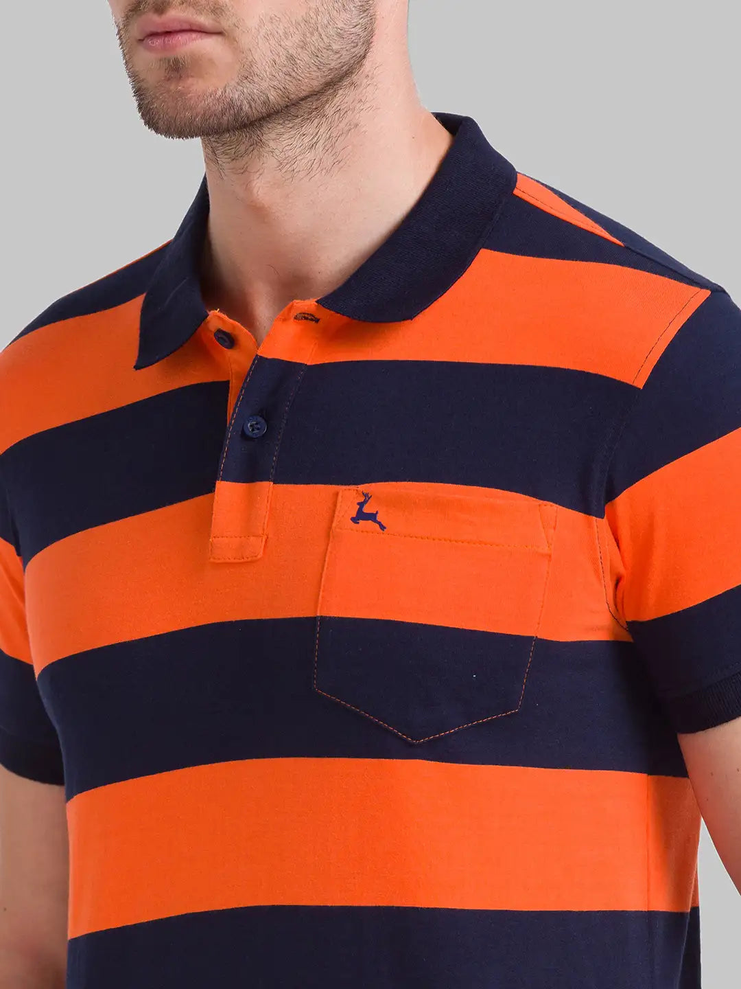 Men Regular Fit Dark Green Polo