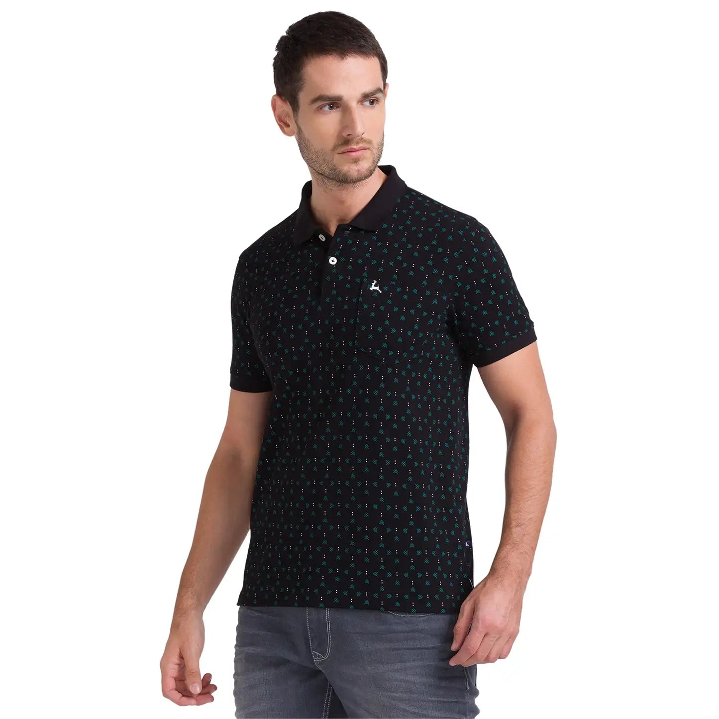 Men Tapered Fit Blue Chinos