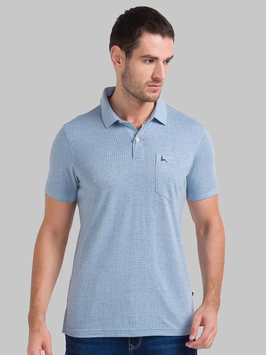Men Regular Fit Dark Green Polo