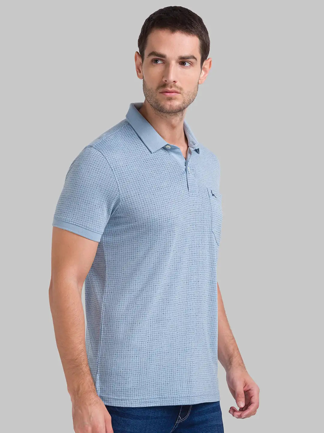 Men Regular Fit Dark Green Polo