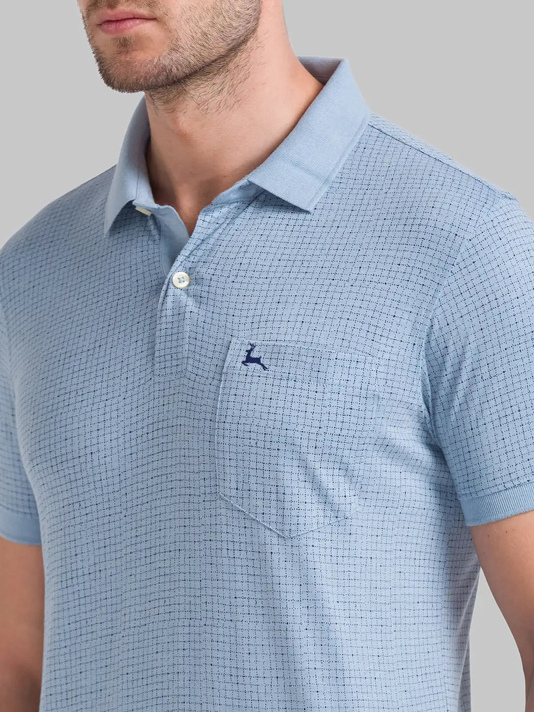 Men Regular Fit Dark Green Polo