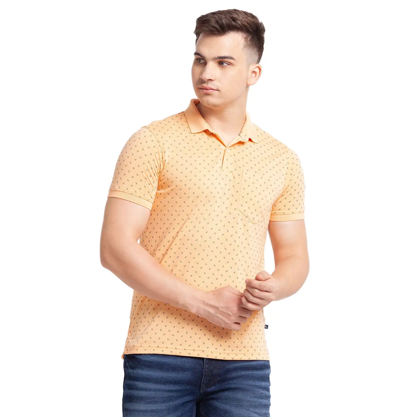 Men Slim Fit Green Chinos