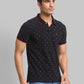 Men Regular Fit Green T-Shirt & Polo