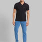 Men Regular Fit Green T-Shirt & Polo