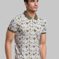Men Regular Fit Blue Polo