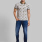 Men Regular Fit Blue Polo