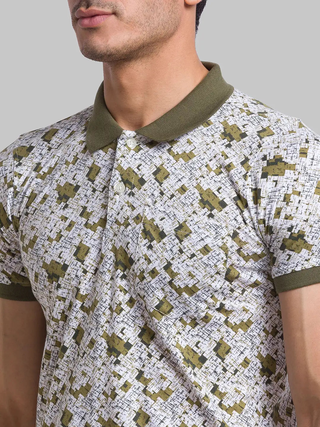 Men Regular Fit Blue Polo