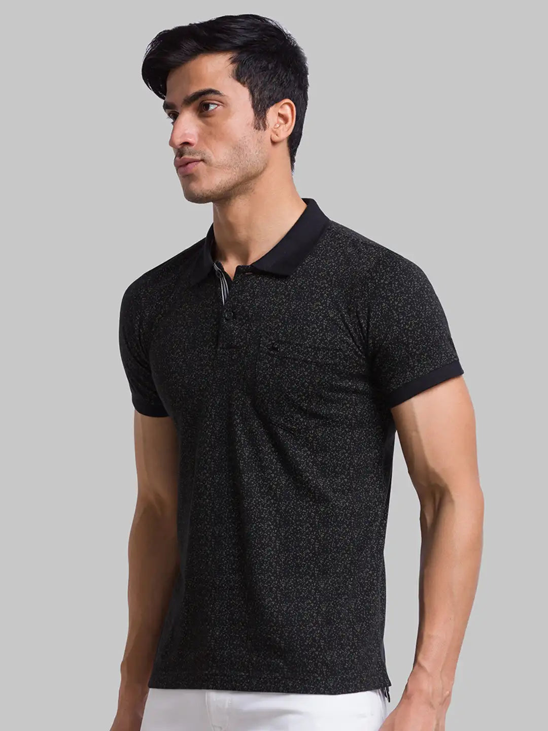 Men Regular Fit Brown Polo