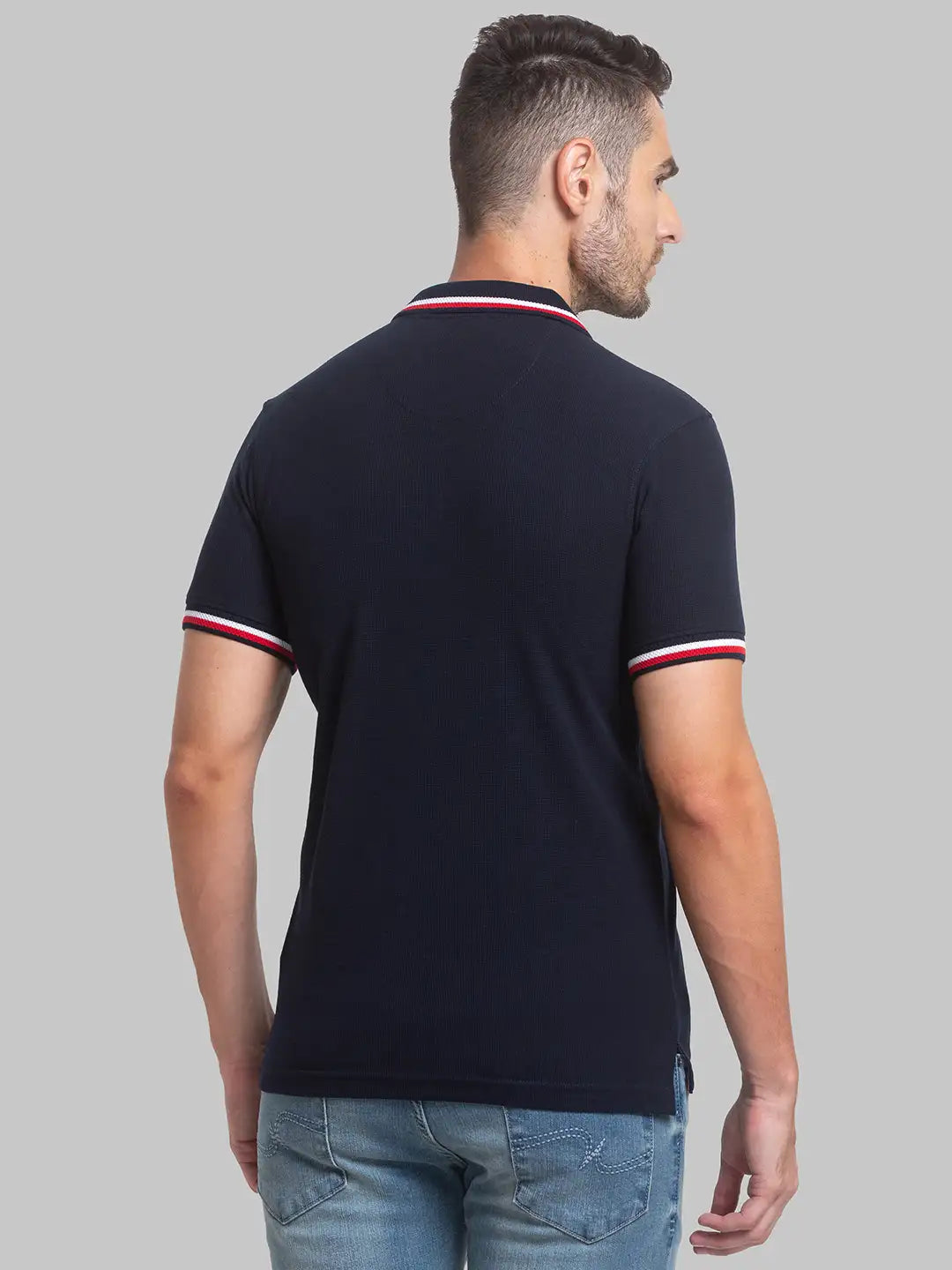 Men Regular Fit White Polo