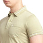 Men Regular Fit Dark Blue Polo