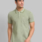 Men Regular Fit Yellow T-Shirt & Polo