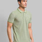 Men Regular Fit Yellow T-Shirt & Polo