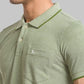 Men Regular Fit Yellow T-Shirt & Polo