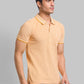 Men Regular Fit Blue T-Shirt & Polo