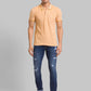 Men Regular Fit Blue T-Shirt & Polo