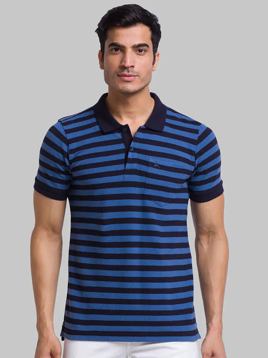 Men Regular Fit Light Grey Polo