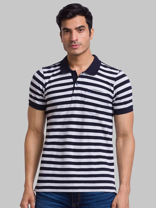 Men Regular Fit Green Polo