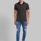 Men Regular Fit Blue Polo