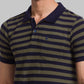 Men Regular Fit Blue Polo