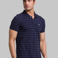 Men Regular Fit Orange Polo