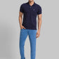 Men Regular Fit Orange Polo