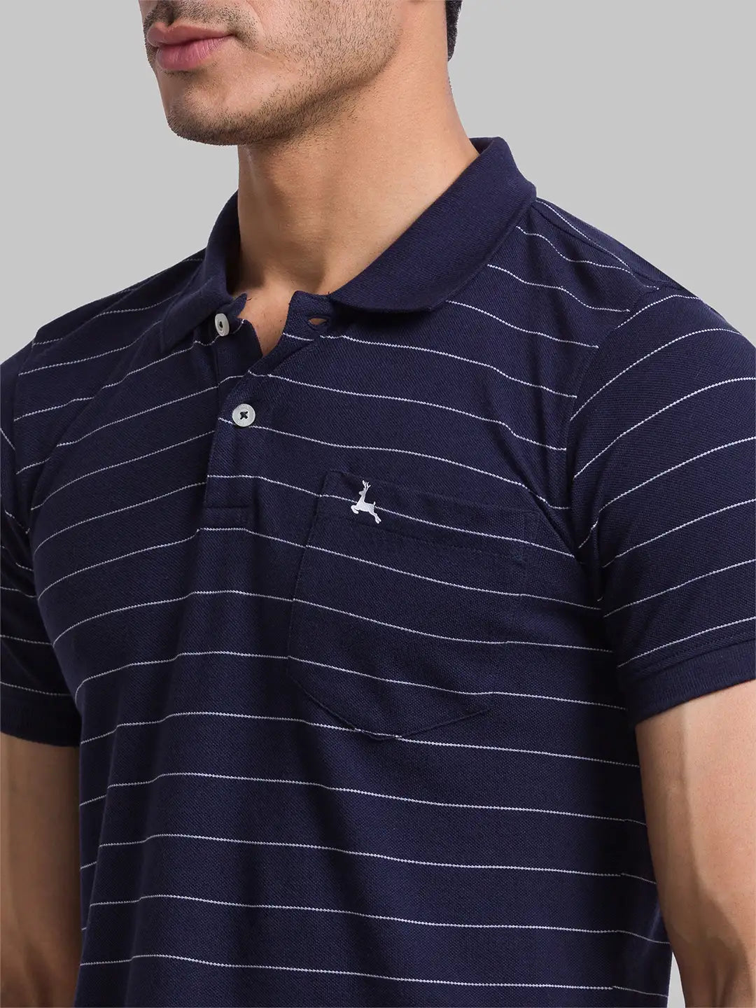 Men Regular Fit Orange Polo