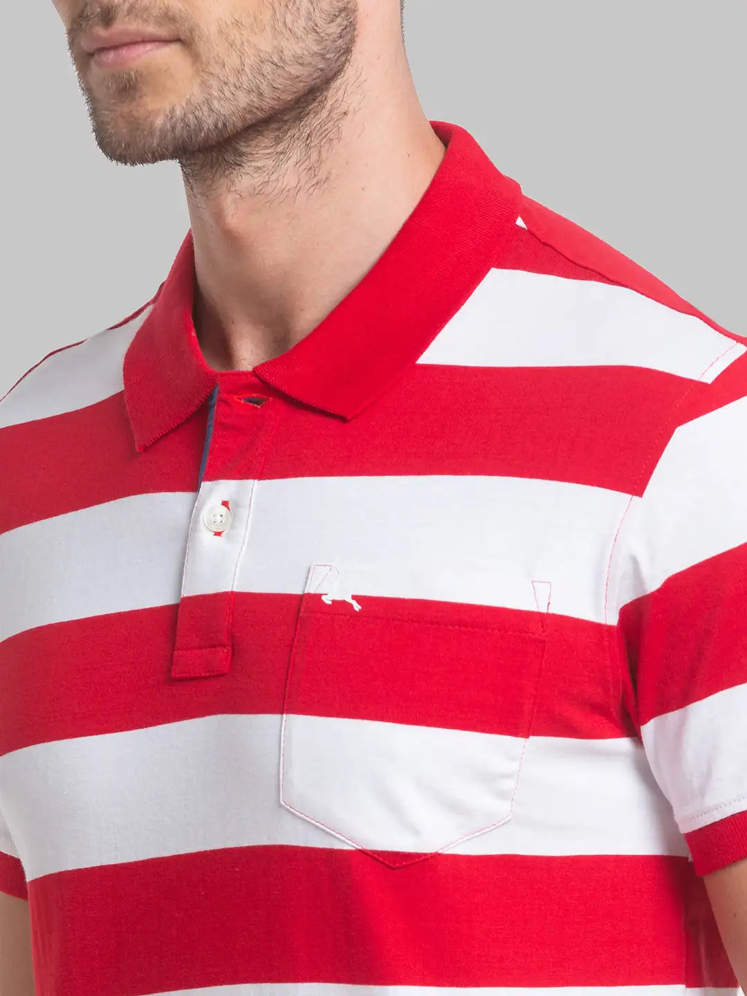 Men Slim Fit Dark Blue Polo