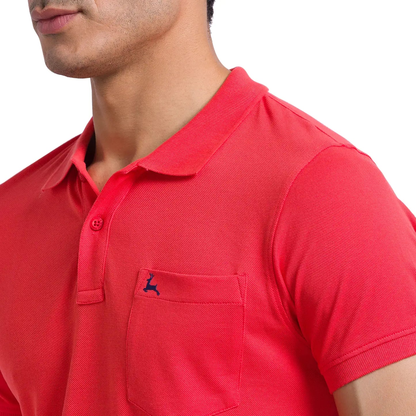 Men Slim Fit Dark Grey Polo