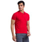Men Slim Fit White Polo
