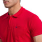 Men Slim Fit White Polo