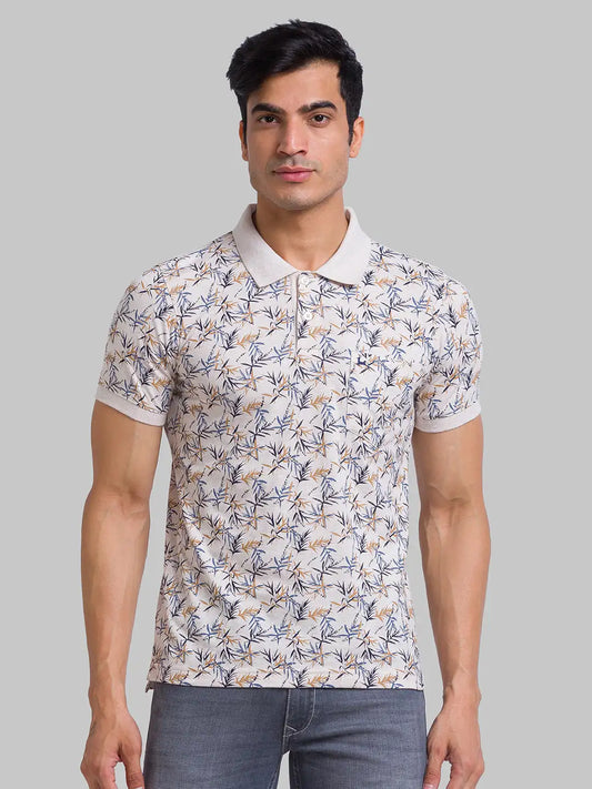 Men Regular Fit Green T-Shirt