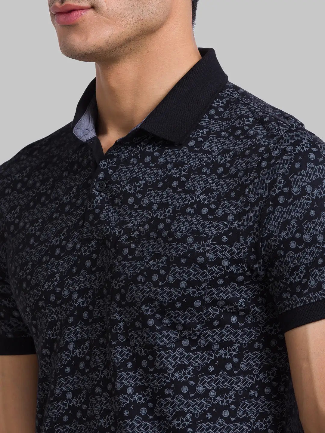 Men Regular Fit White Polo