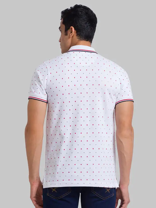 Men Regular Fit Blue Polo