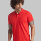 Parx Men Blue Jacquard Regular Fit Cotton T-Shirt