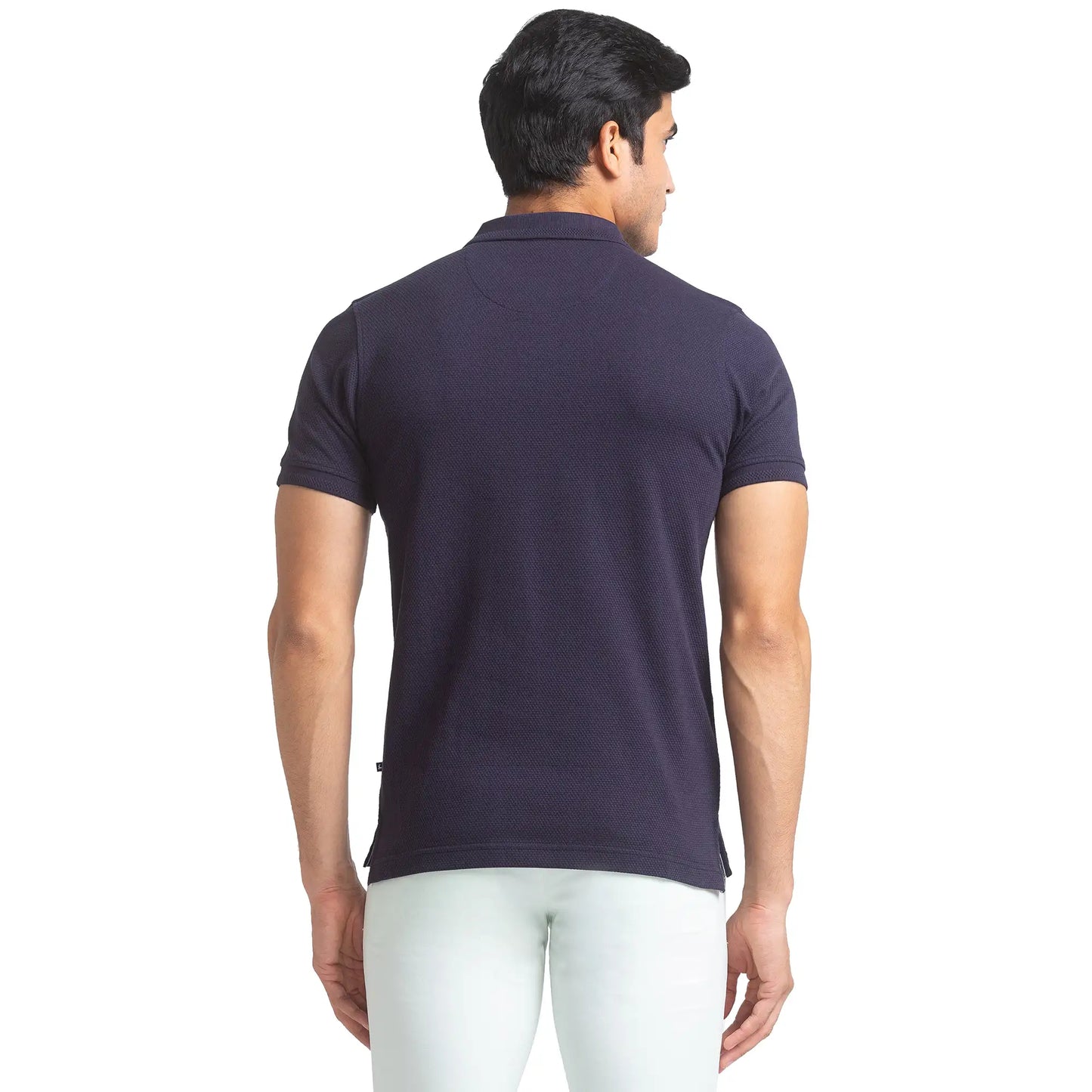 Men Regular Fit Yellow Polo