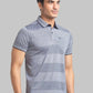 Parx Men White Printed Slim Fit Cotton Full Sleeve Cut Away Collar Shirt