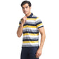 Men Regular Fit Blue Polo