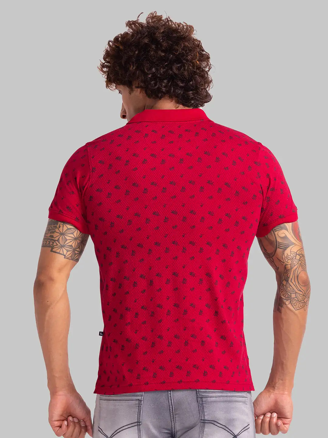 Men Regular Fit Black T Shirt