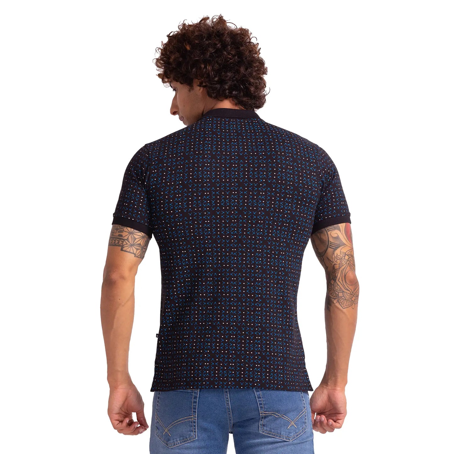 Men Regular Fit White Polo